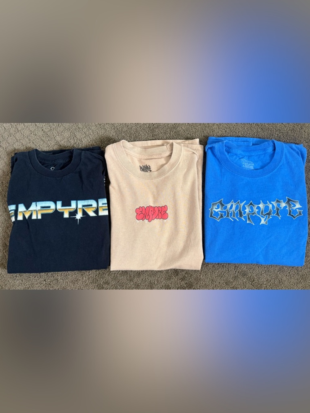3 Empyre Graphic T shirts men’s small short and long sleeve zumiez lot skater - Picture 3 of 7